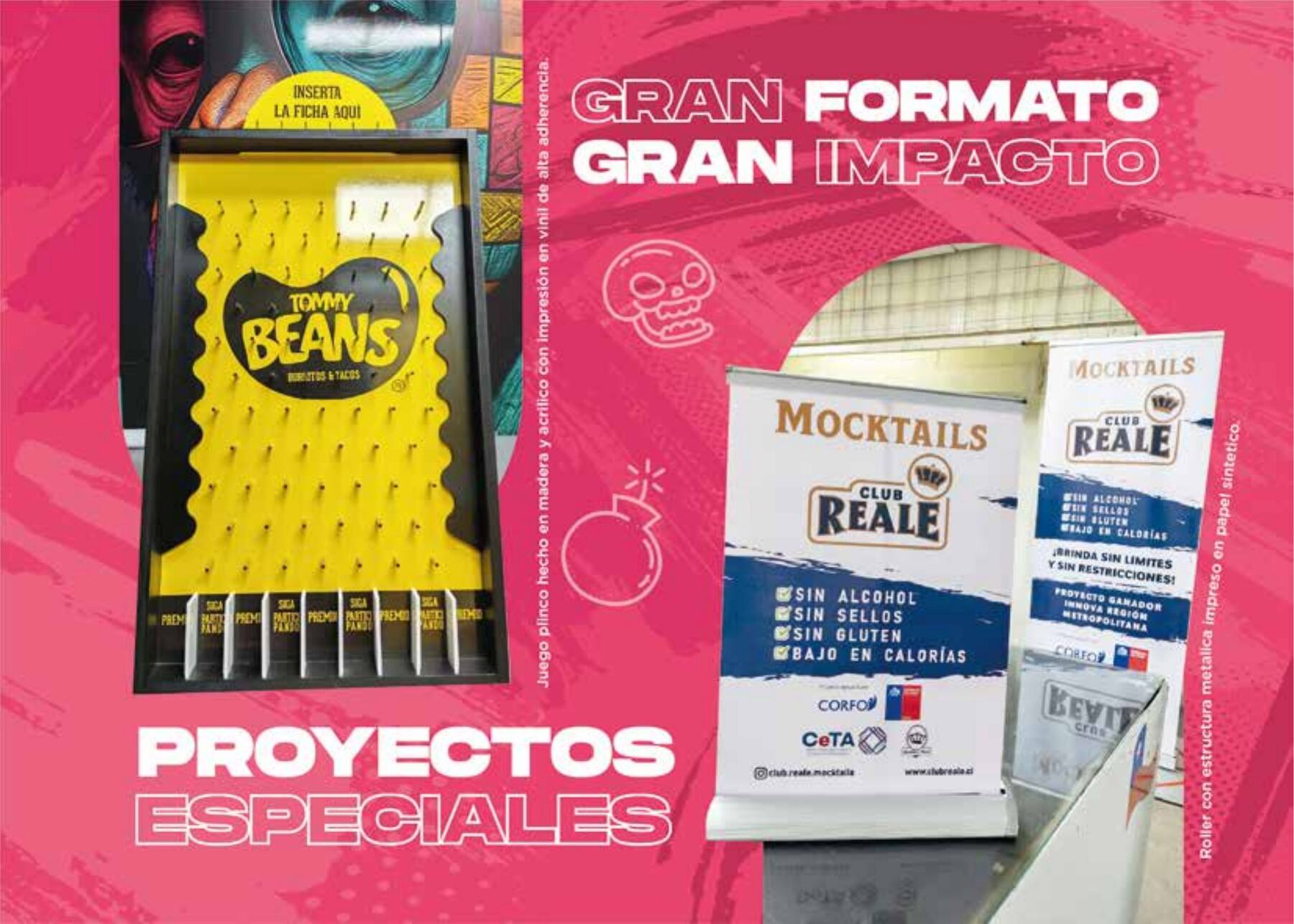 Proyectos especiales con iluminación y soportes a medida