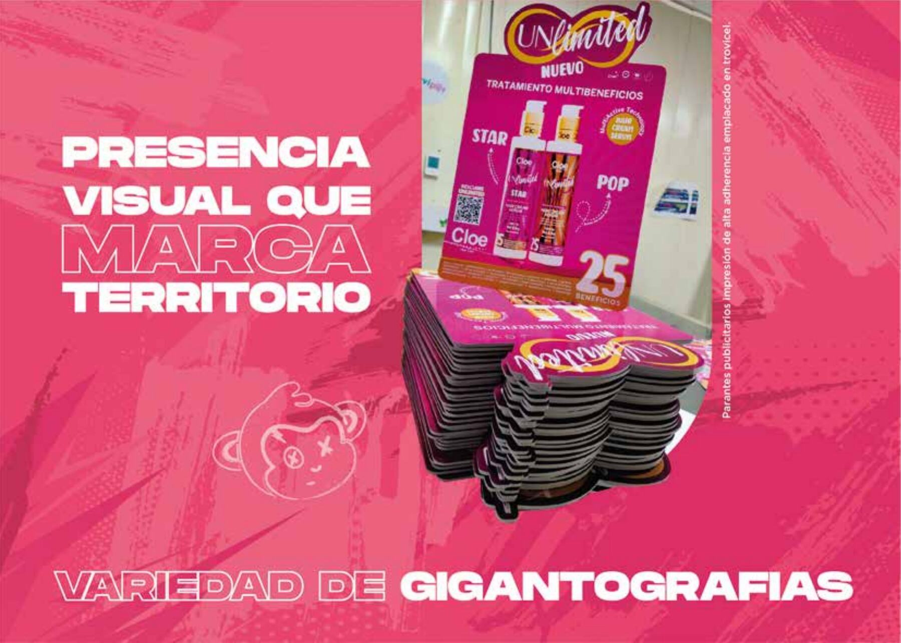 Gigantografías de gran tamaño para presencia de marca