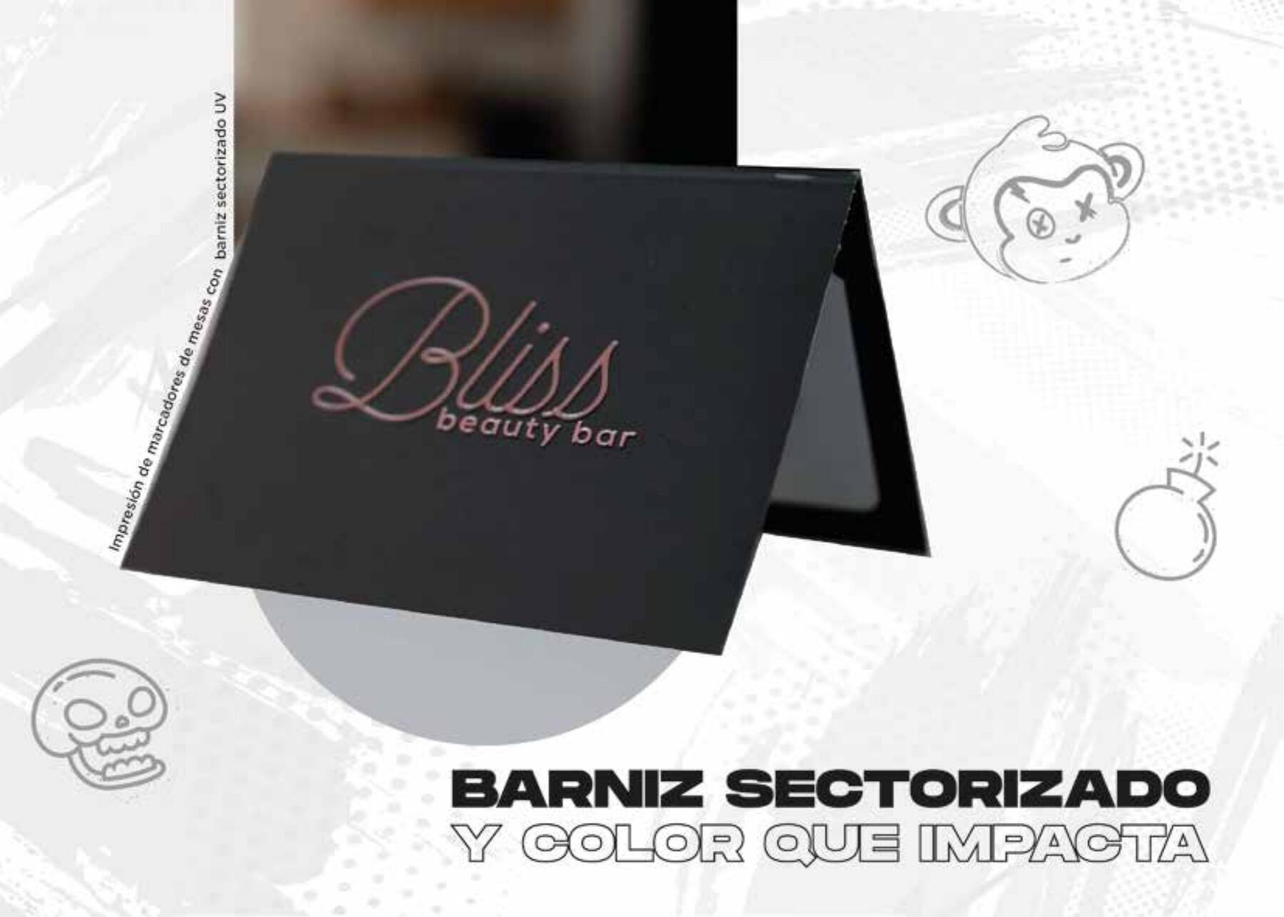 Barniz sectorizado: color y relieve que impactan
