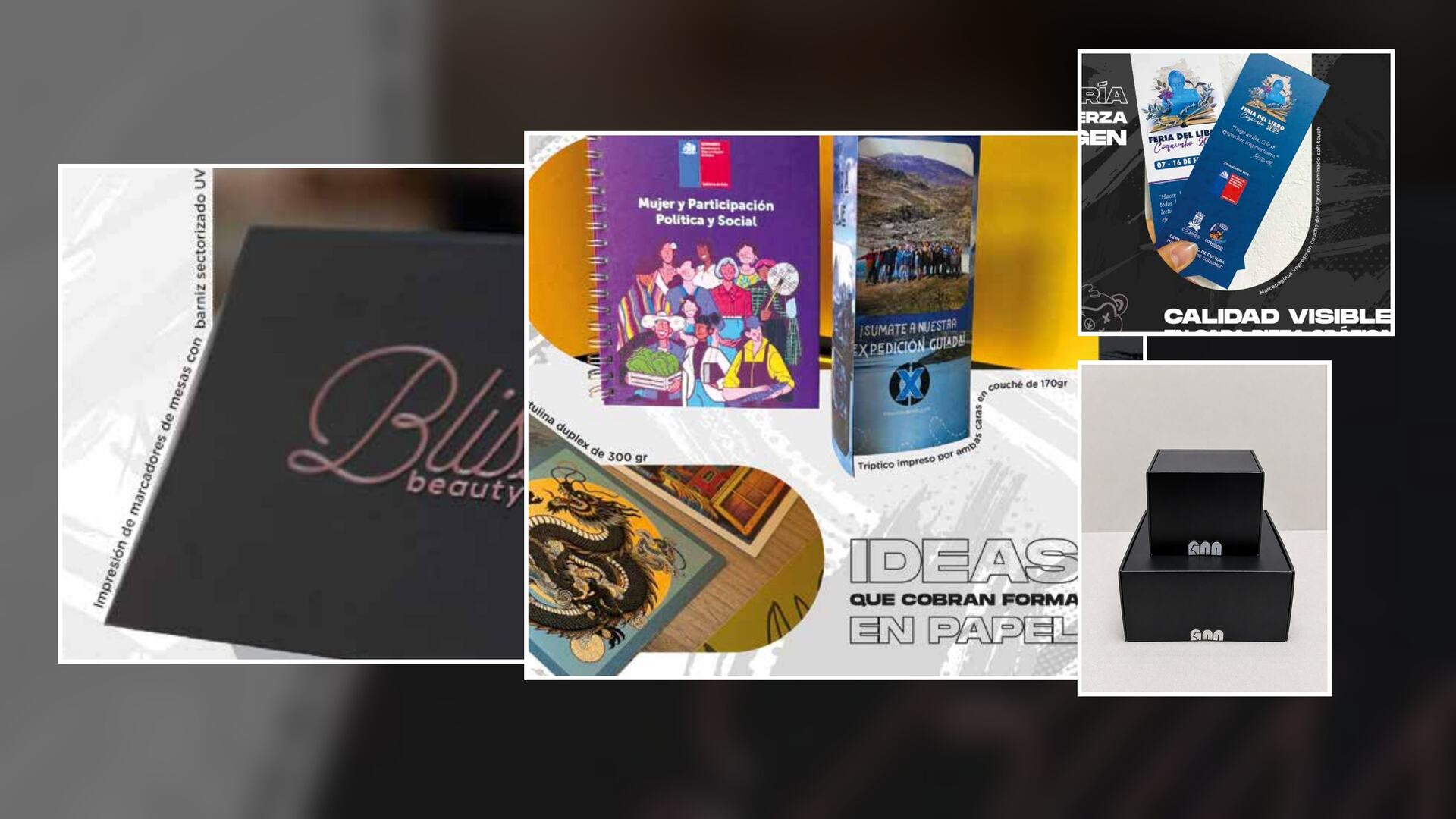 Papelería impresa y tarjetas de presentación de CincoMonos