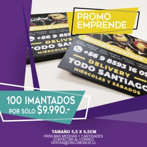 Imantados de 5,5 cm x 9,5 cm