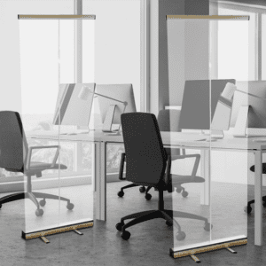 Separador roller con mica transparente - COVID.