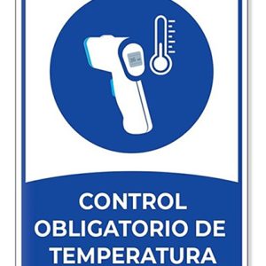 Señalética COVID - Temperatura.