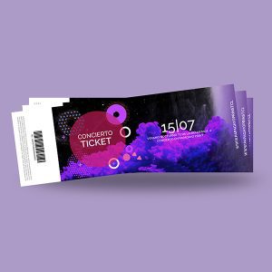 Entradas para evento - Con prepicado