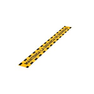 Señaléticas COVID prevención - Piso - Medidas 100 cm x 15 cm.