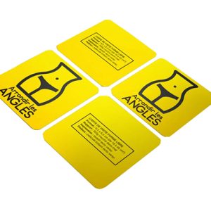 Tarjetas de visita cuadrada, puntas redondas laminadas - Una o ambas caras