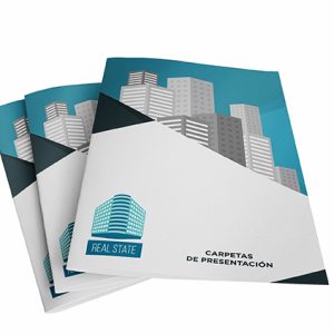 Carpetas Express corporativas tamaño carta - Couché 170 gr y 200 gr - Laminadas - Ambas caras