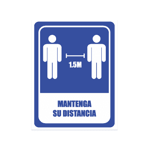 Señalética COVID - Distanciamiento.
