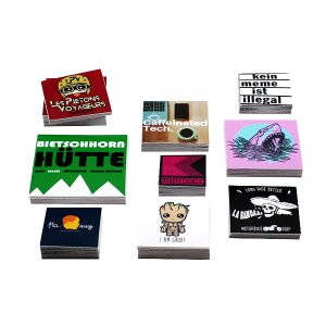 Stickers Clásico 4 cm x 4 cm - Pack 100 unidades.