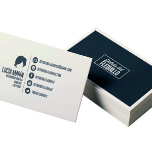 Tarjetas de visita Standar laminadas - Una o ambas caras