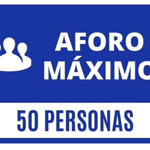 Señalética COVID - Aforo.